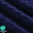 thumbnail image 4 of Feather and Stitch Premium 100% Cotton 6-Piece Towel Set, Navy Blue – Soft, Plush, and Absorbent Bathroom Towels, 4 of 5