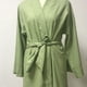 thumbnail image 4 of Qarigey Vestido de noche de lino y algodón para mujer, ropa de dormir de manga larga de Color sólido, ropa de dormir bonita para mujer, Vestidos Verde L, 4 of 6