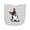 AC-Heather Grey, variant on Inktastic Tri Color Corgi Newborn Bib