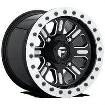 Fuel UTV Aluminum Rim D910 HARDLINE BL - OFF ROAD ONLY 15X10in Gloss Black Milled Finish, D9101500A564