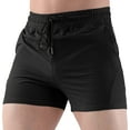 thumbnail image 2 of Aqestyerly Men's Sports Training Shorts Quick Drying Breathable Fitness Running Shorts Three Minute Design, 2 of 4