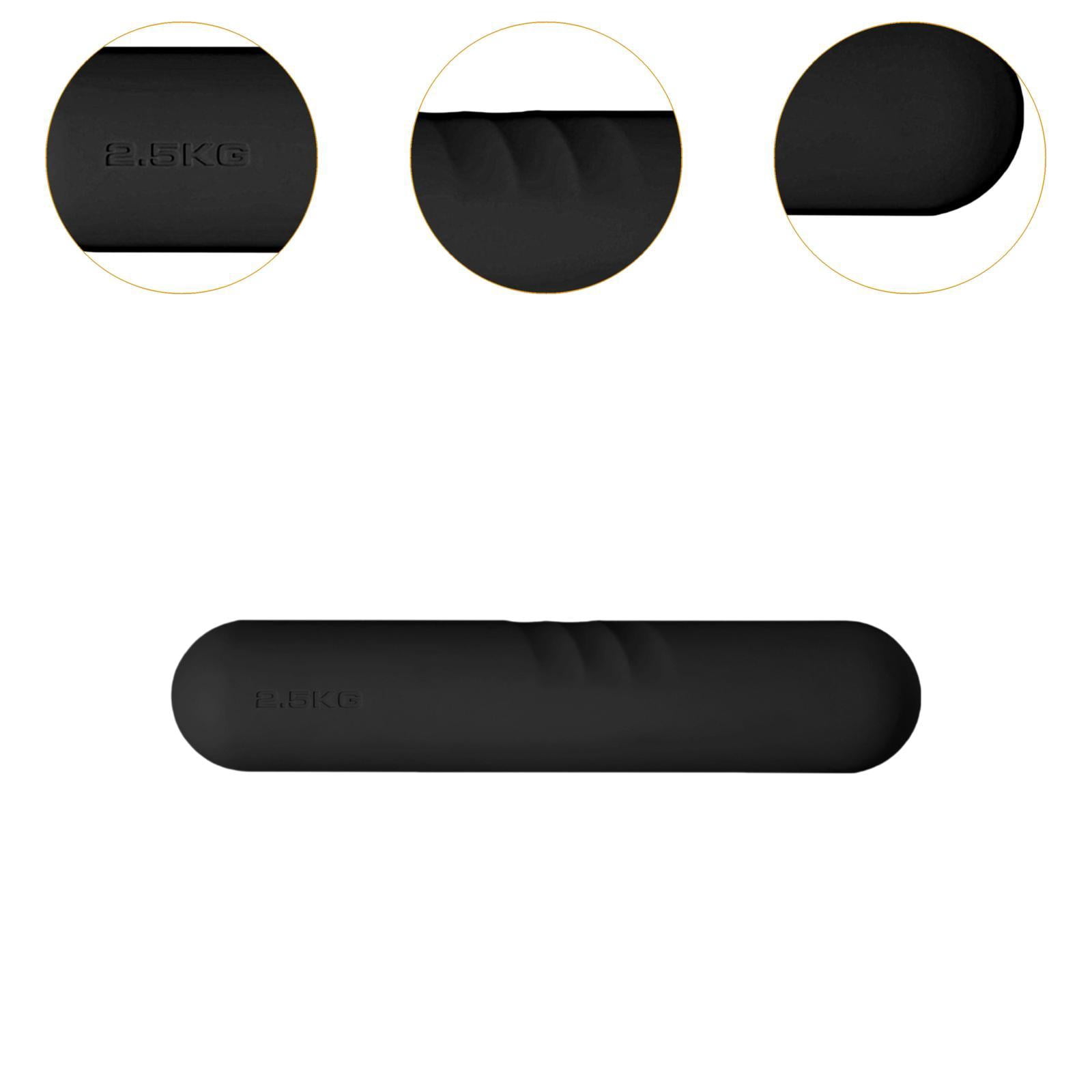 harayaa Dumbbells Hand Weights Anti Slip Arm Muscle Training Iron Children Dumbbells Black