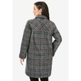thumbnail image 2 of Jessica London Women's Plus Size Hooded Toggle Wool Coat, 2 of 4