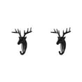 thumbnail image 3 of Maytalsory Animal Head Key Hook Sturdy And Durable Construction Adding Touch Of Whimsy black (deer) 2Set, 3 of 6