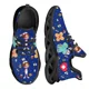 thumbnail image 1 of Zapatillas deportivas de malla con estampado de enfermera para mujer, calzado ligero y casual para correr, con patrón de suministros médicos, 1 of 6