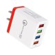 thumbnail image 1 of Cargador de color USB inteligente de 4 puertos Cargador de teléfono de viaje de carga rápida 3A Enchufe de EE. UU. FLhrweasw  El nuevo, 1 of 7