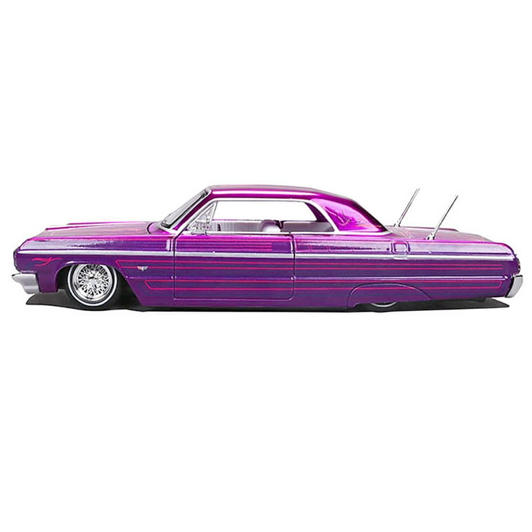 1964 Chevrolet Impala SS Lowrider Candy Purple with Graphics and