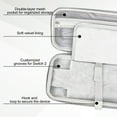 thumbnail image 6 of YUOY Switch 2 (2025) Carrying Case – Slim Travel Bag with 2 HD Screen Protectors,10 Game Slots, Water-Resistant Nylon & Shockproof EVA Shell, Mecha-Design Protective Case for Nintendo Switch 2, 6 of 7