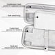thumbnail image 2 of Funda Nintendo Switch 2 (2025) - Delgada, 10 ranuras juego, 2 protectores pantalla, nylon impermeable, 2 of 7
