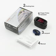 SpO2 LED Finger Pulse Oximeter Blood Oxygen Meter Heart Rate Monitor Sensor