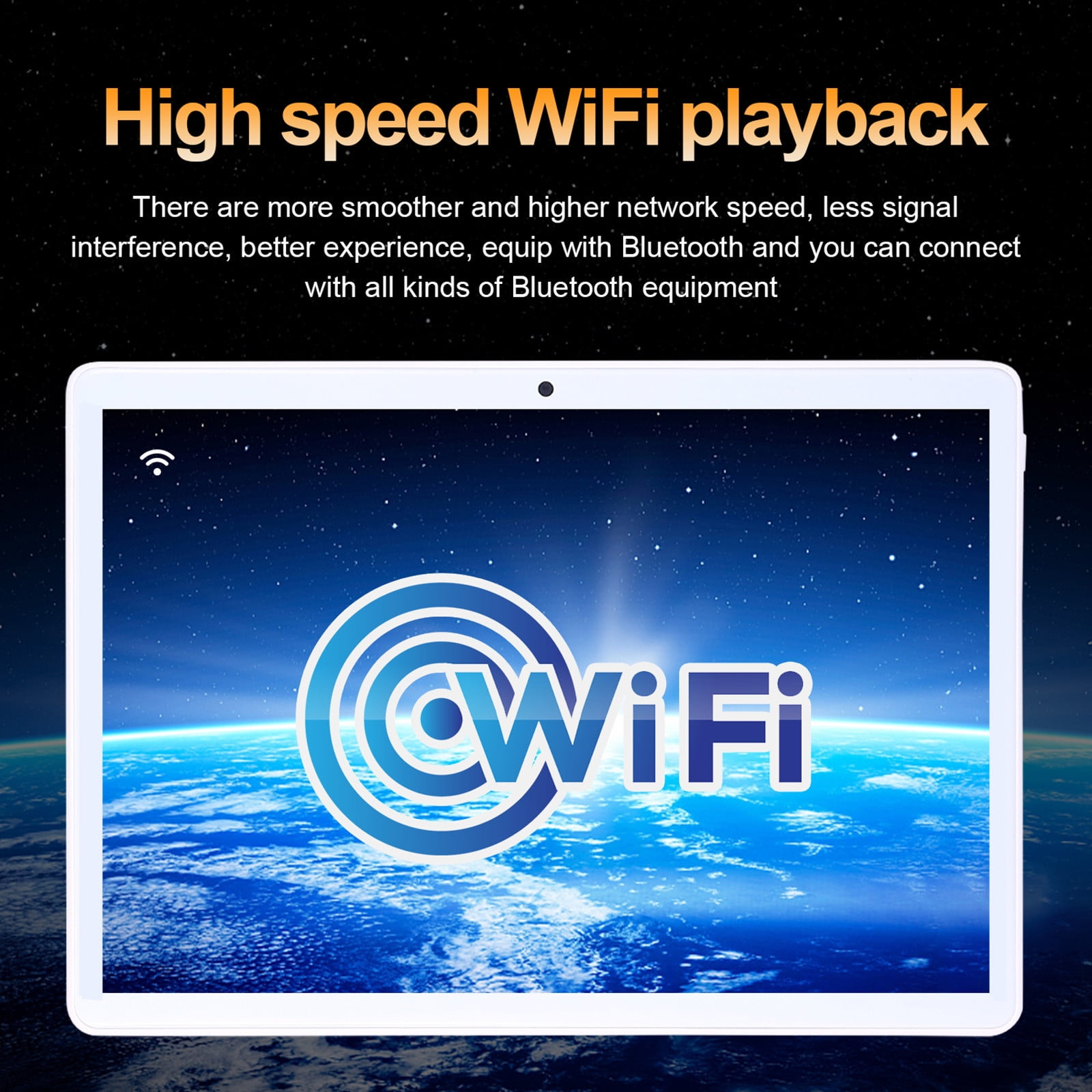 Upgraded 2+16G 10.1 Inch Tablet PC IPS HD Screen WiFi Bluetooth Voice Call Game Video Learning Tablet Android 10.0 System SIM Standby Full Netcom
