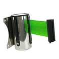 thumbnail image 1 of 2m//5m Retractable Queue Stretch Barriers Belt Safety - Green, 5m, 1 of 5