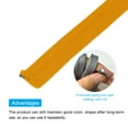 thumbnail image 3 of Uxcell 1Pcs Piping Cord Trim Piping Tape for Sewing DIY Crafting Fabric Edge Trim Dark Yellow 1/2" x 30 Yard, 3 of 5
