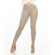 thumbnail image 1 of Pantalón Dama colombiano Push Up gabardina Stretch Jns Mujer skinny cafe 5, 1 of 5