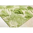 thumbnail image 3 of Mark&Day Outdoor Rugs, 7x9 Leroy Coastal Indoor/Outdoor Olive Green Area Rug, Non Shedding Olive Green Chartreuse Ivory Carpet for Patio, Porch, Deck, Bedroom, Living Room or Kitchen (6'7" x 9'), 3 of 7