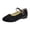A-Black107, variant on Yuanlong Women's Casual Shoes Suede Buckle Strap Wedge Mary Jane Solid Color Comfortable Stylish Holiday Shoes