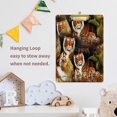 thumbnail image 6 of FMSHPON King of Beasts Clipboard Hardboard Wood Nursing Clip Board and Pull for Standard A4 Letter 13x9 inches, 6 of 7