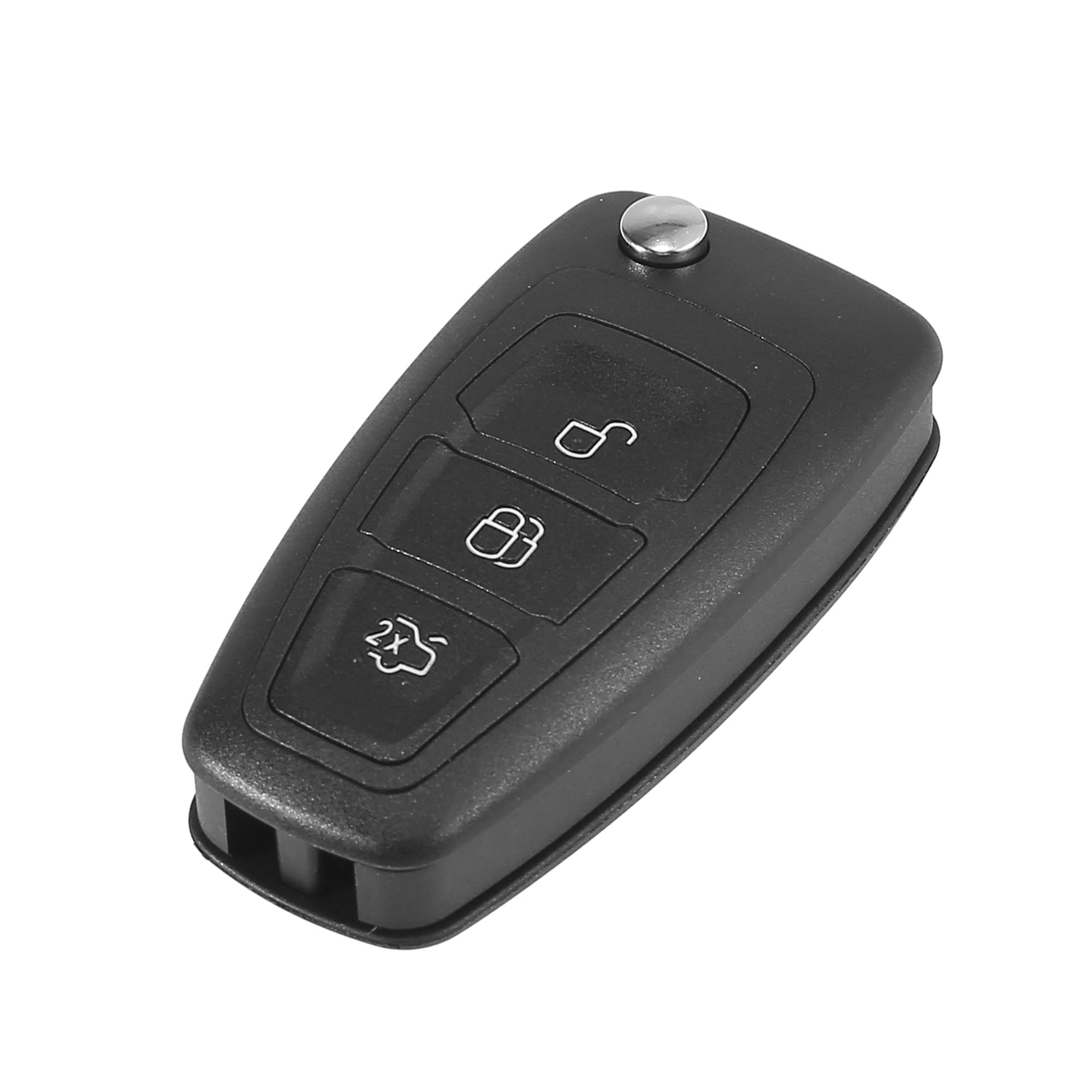 Replacement Flip Keyless Entry Remote Key 4D63 Chip for Ford Focus MK3