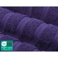 thumbnail image 5 of American Soft Linen Luxury 4 Piece Bath Towel Set, 100% Cotton Turkish Towels for Bathroom, Purple, 5 of 9