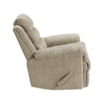 thumbnail image 5 of OakvillePark Windcroft Microfiber Swivel Glider Reclining Chair, Brown, 5 of 13