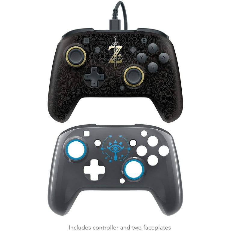 PDP, Wired Faceoff Controller Deluxe, Nintendo Switch, Black / Blue, 500-069-NA-LZ00 PDP, Wired Faceoff Controller Deluxe, Nintendo Switch, Black / Blue, 500-069-NA-LZ00