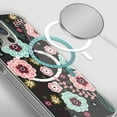 thumbnail image 4 of For iPhone 13/14 Case Magnetic Circle Unique Design Phone Cover + Tempered Glass, 4 of 6