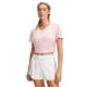 thumbnail image 1 of Remera Under Armour Tech Twist Cuello V Rosa y Blanco Talle L, 1 of 2