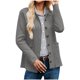 thumbnail image 2 of Puntoco Chaqueta Y Blusa De Manga Larga Con Botones Y Solapa De Color Liso Para Mujer, 2 of 7