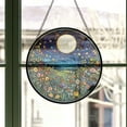 thumbnail image 3 of Customized Boho Moonlit Wildflower Meadow Ornament Window Hanging Suncatcher Home Decor Garden Halloween Christmas Party Wedding Housewarming Gifts, Stained 2025, Festive Home, 3 of 6