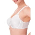 thumbnail image 2 of Bali Women's Satin Tracings Minimizer Underwire Bra, White, 46DDD, 2 of 5