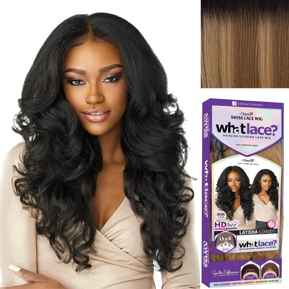 Sensationnel What lace 13x6 wigs - latisha synthetic wig cloud 9 with preplucked hairline hd lace - Whatlace Latisha (FLAMBOYAGEBLONDE)