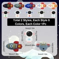 thumbnail image 5 of 10 Styles Silicone Focal Beads Cute 3D Astronaut Beads Charms Bead Silicone Character Beads, 5 of 9