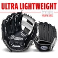 thumbnail image 4 of Franklin Sports Meshtek Teeball Fielding Glove with Ball - Left Hand Throw - 9.5 In. - Black, White and Grey, 4 of 7
