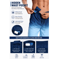 thumbnail image 6 of 2 in 1 Mens Swim Trunks with Compression Liner, 7 Inch Liner Board Shorts for Men, Beach & Swim Shorts, Gifts for Men, 6 of 8