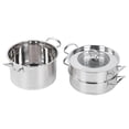 thumbnail image 4 of 3??Layer Stainless Steel Food Steamer Soup Steam Pot Cooker Kitchen Accessory Cookware, 4 of 8