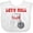 AA-White, variant on Inktastic Let's Roll Bowling Boys or Girls Baby Bib
