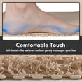 thumbnail image 4 of SIXHOME Non Slip Shower Mat 17"x30" PVC Loofah Shower Mats for Bathtub Quick Drying Shower Floor Mat with Comfortable Textured Surface Easy Cleaning Shower Mat for Shower Stall Beige, 4 of 8