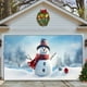 thumbnail image 4 of Decoración Navideña Para Puertas De Garaje. Mural Para Puertas De Garaje Con Motivo Navideño. 7 X 16 Pies. Gran Letrero Con Muñeco De Nieve Para Las Fiestas Navideñas., 4 of 6