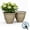 Sand, variant on Lark & Vine Resin Stone Urn, Durable and Light Weight, 15.9" x 15.9" x 13.1", Grey, Set of 2