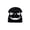 #A- Black Hat + White Face, variant on Halloween Beanie Knitted Hat for Men Women, Soft Slouchy Gothic Funny Pumpkin Face Cap with Embroidered Monster Face, Warm Autumn Winter Party Hat Holiday Costume Accessory Pink