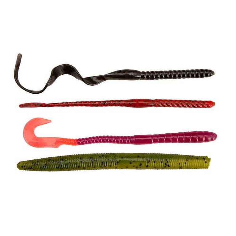 fake worm or lure fishing WM Bayou Whip Perfect for Texas rig How to Fish Worm Imitators