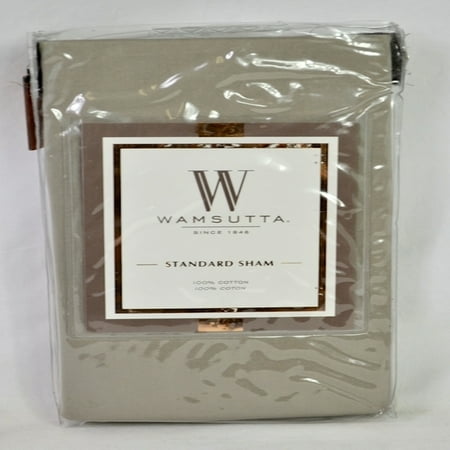 Wamsutta 1 Standard Pillow Sham 400 Thread Count Silver Walmart