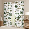 thumbnail image 2 of Feelyou Pike Fish Curtains Pack of 2 (42x84 Each), Hunting and Fishing Curtains Blackout, 2 of 6