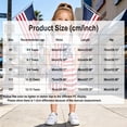 thumbnail image 5 of XAOFW Unisex Independence Day USA Denim Rompers Patriotic Stars And Striped Suspenders Shorts Fourth Of July Celebration Jumpsuit Versatile One-Pieces 12-13 Years, 5 of 7