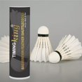thumbnail image 1 of Timing king Badminton Feather Shuttlecock Gold Series For Practice & Tournaments | White , Pack Of 10, 1 of 4