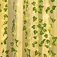 thumbnail image 5 of Hiedra artificial, [2 piezas] Cadena de luces de hojas de 2 m, plantas artificiales con 20 LED y hojas verdes, cadena de luces LED de enredadera para jardín, patio, hogar, patio, decoración de fiesta, 5 of 5