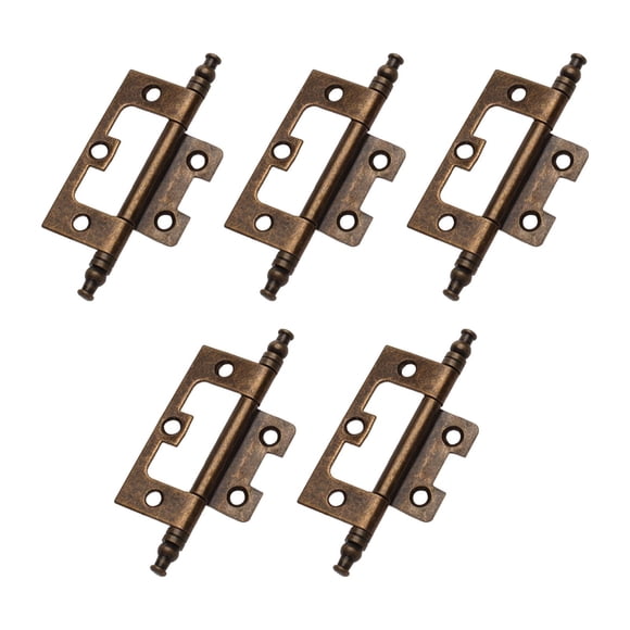 Bronce Finial Bronze Flush Hinge With Finial