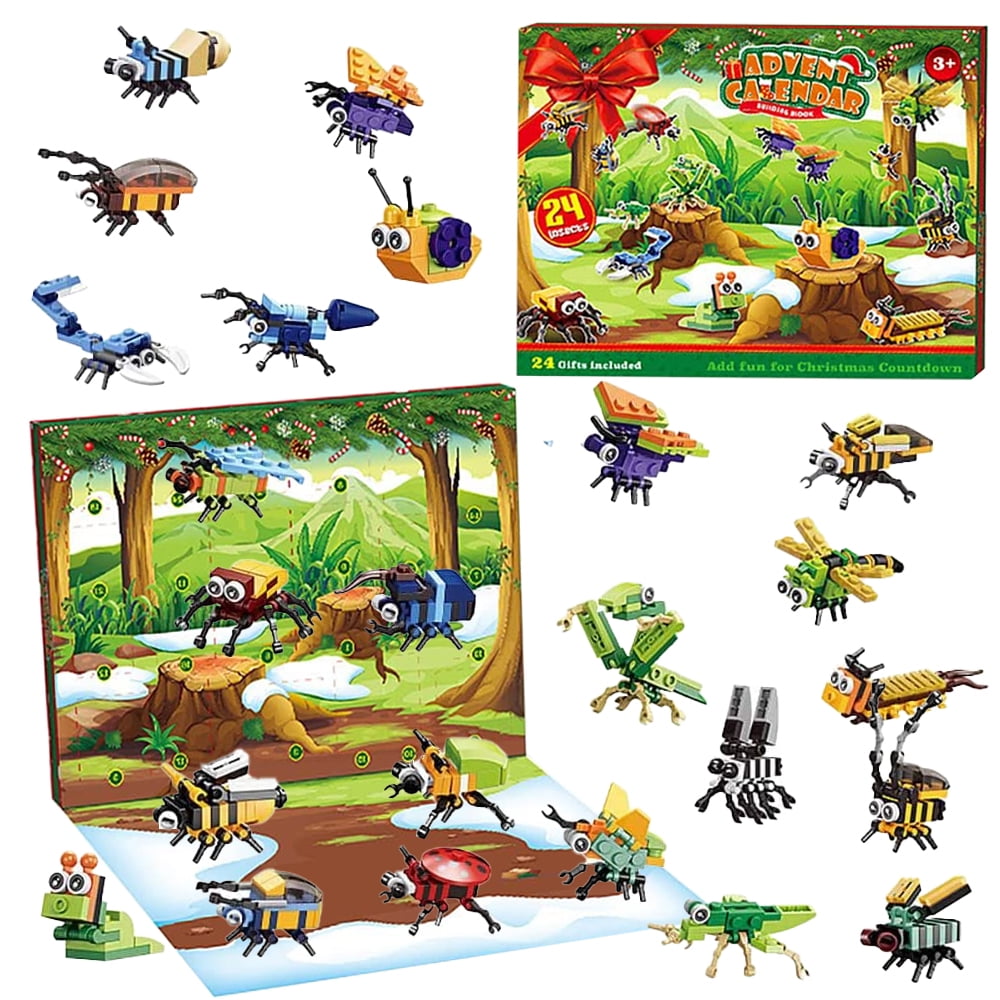 Insect Advent Calendar 2022, Pack of 24 Advent Calendar Insect