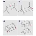 thumbnail image 3 of BabyTrace Multifunctional Baby Bedside Bassinet Sleeper Easy Folding Portable Crib, 3 of 6