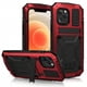thumbnail image 1 of For iPhone 12 mini R-JUST Shockproof Waterproof Dust-proof Metal + Silicone Protective Case with Holder, 1 of 4